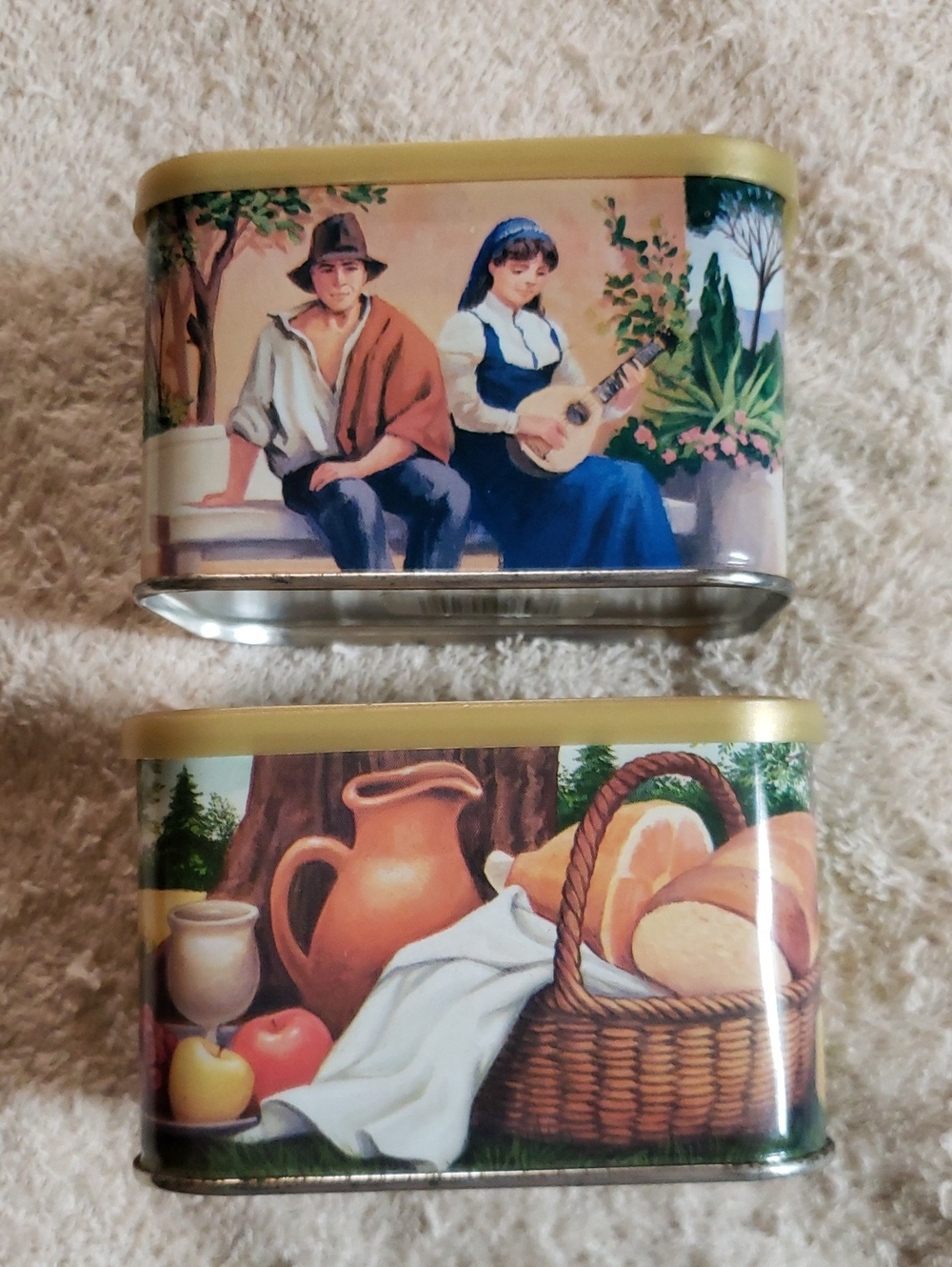 Vintage 1990's Decorative GFIC Coffee Storage Tin
